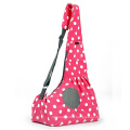 Dots Canvas Mains Libres Chat Sac de Transport Doux Unique Épaule Animal Voyage Sac Respirant Air Mesh Chien Chat Lapin Pet Carrier Bag